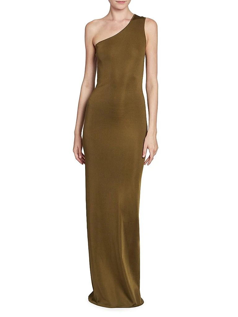 Yves Saint Laurent One-Shoulder Dress in Silk 3