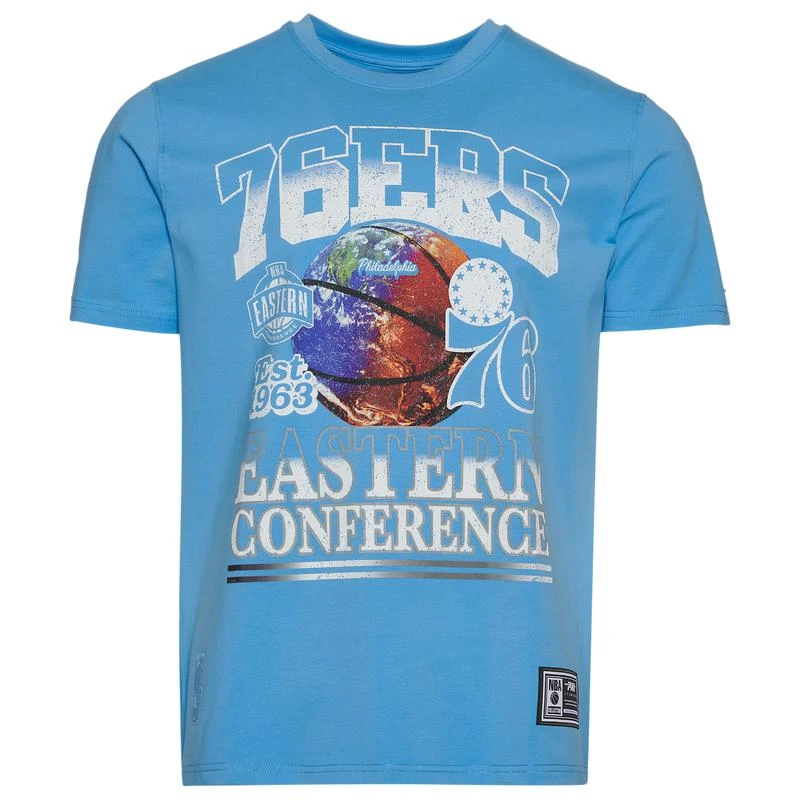 Pro Standard Pro Standard 76ers Blues SJ T-Shirt - Men's 1