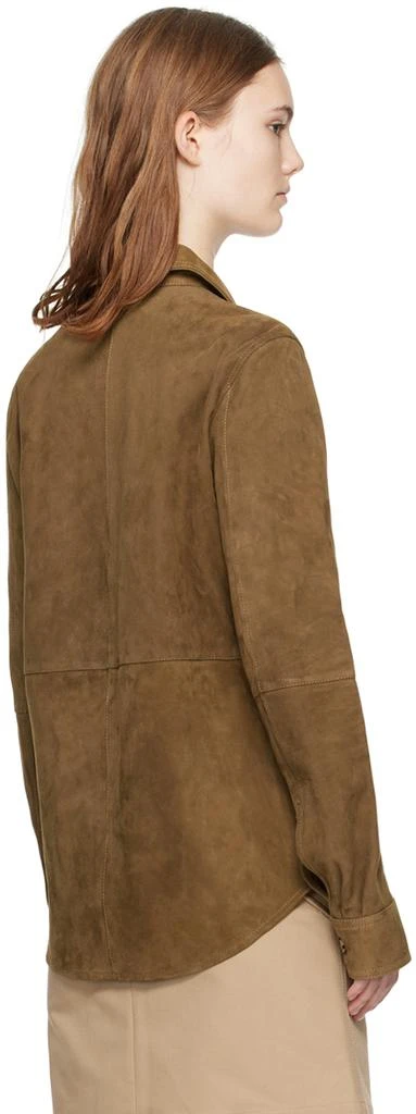 Totême Taupe Soft Suede Jacket 3