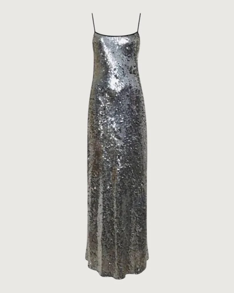 knee length dresses for ladies Supernova Sequin Maxi Dress main image 1