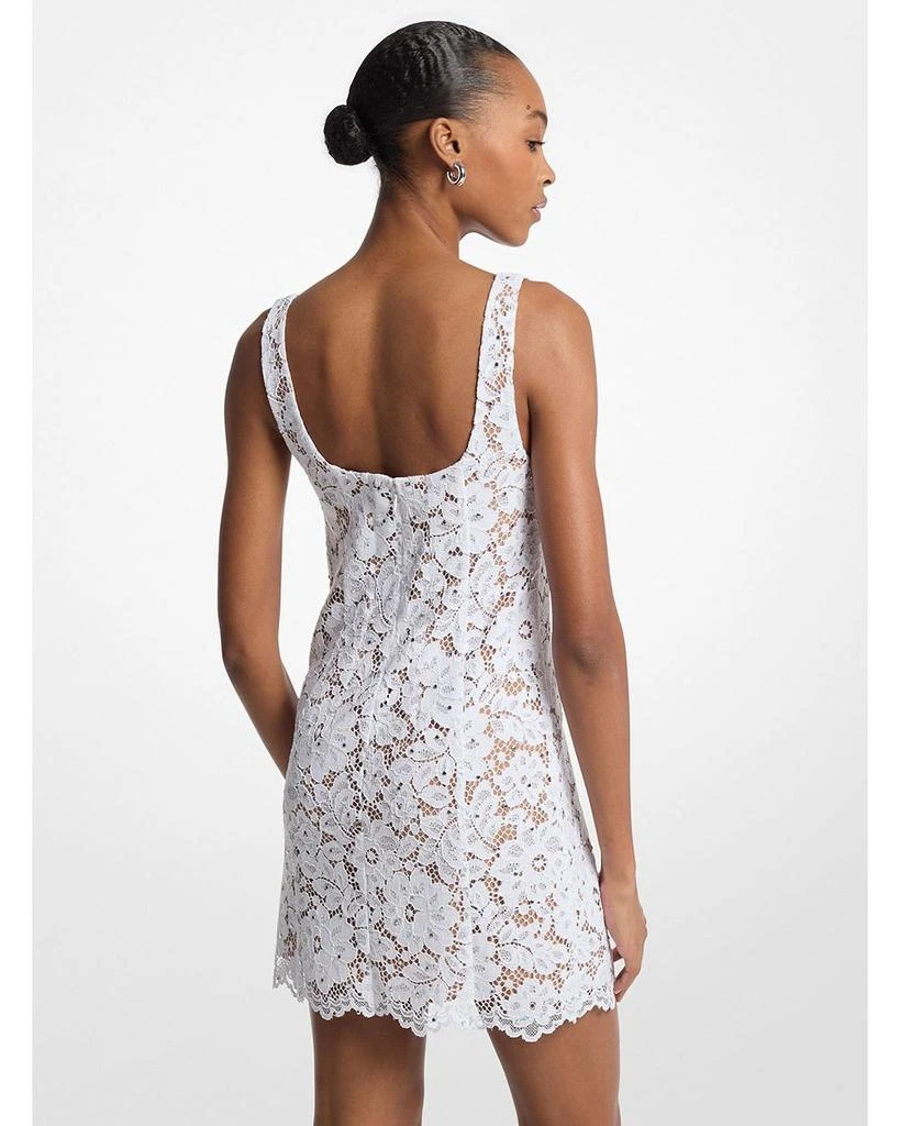 Michael Kors Lace Square Neck Mini Dress 9