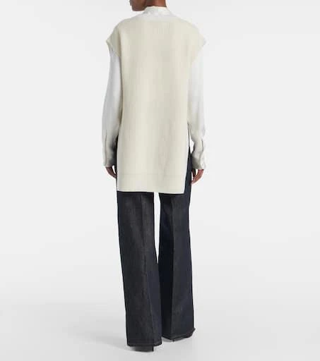 Stella McCartney Virgin wool lace sweater vest 3