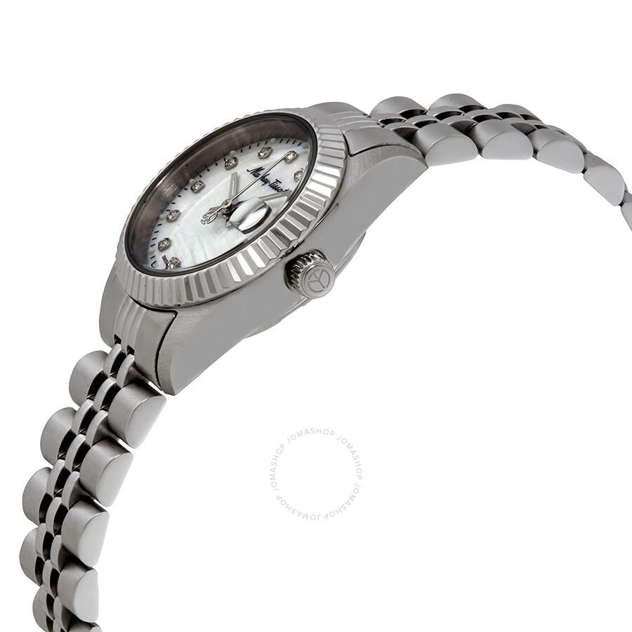 Mathey-Tissot Mathey II Quartz Crystal White Mother of Pearl Dial Ladies Watch D710AI 2