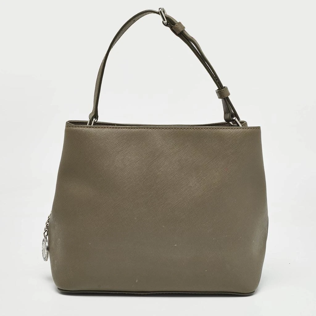 DKNY DKNY Beige Leather Bryant Bucket Bag 4