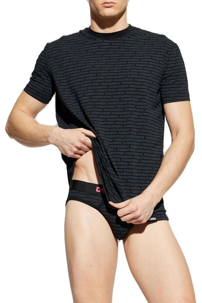 DSQUARED2 Dsquared2 Allover Logo Printed Sleepwear Set 2