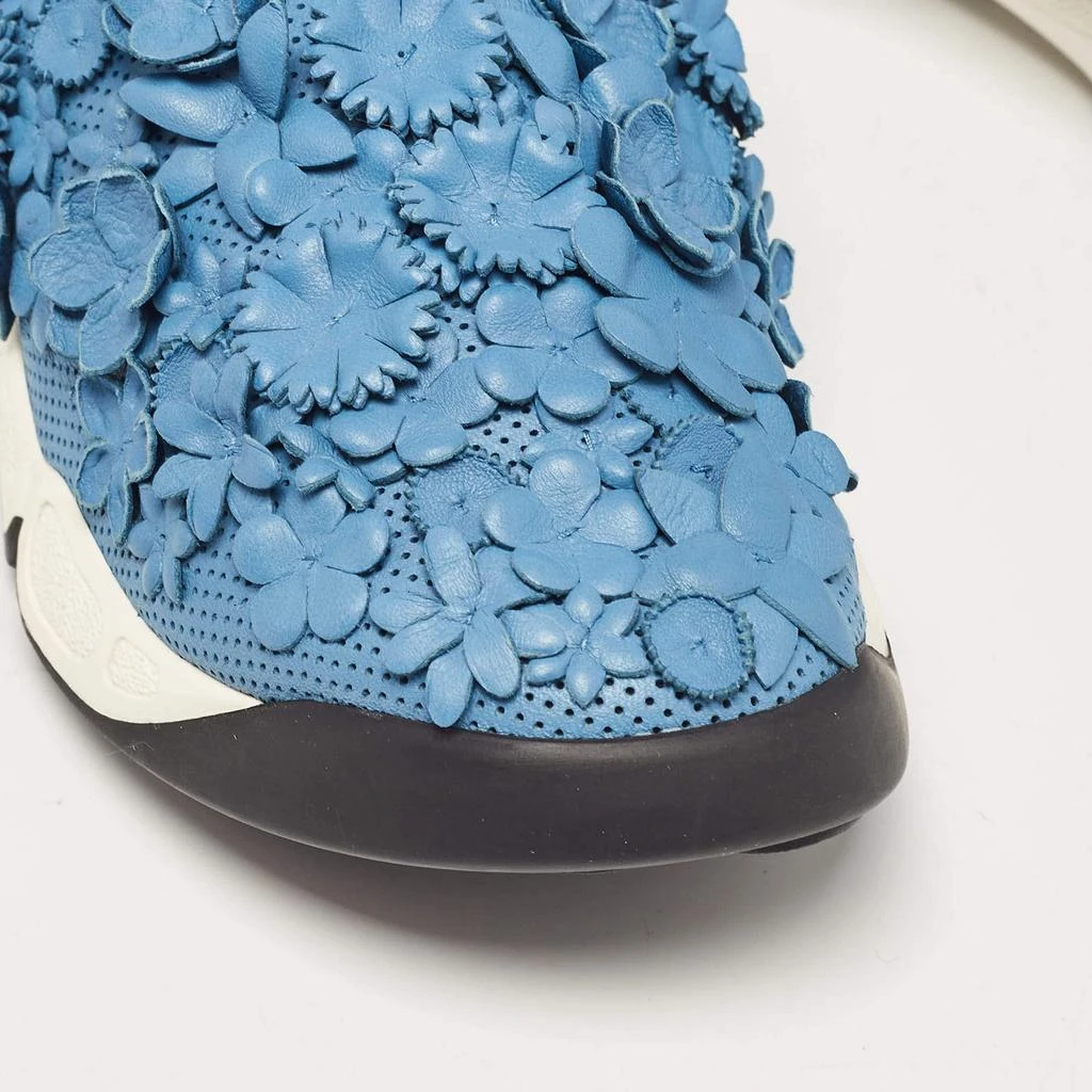 Dior Dior Blue Leather Fusion High Top Sneakers Size 38.5 7