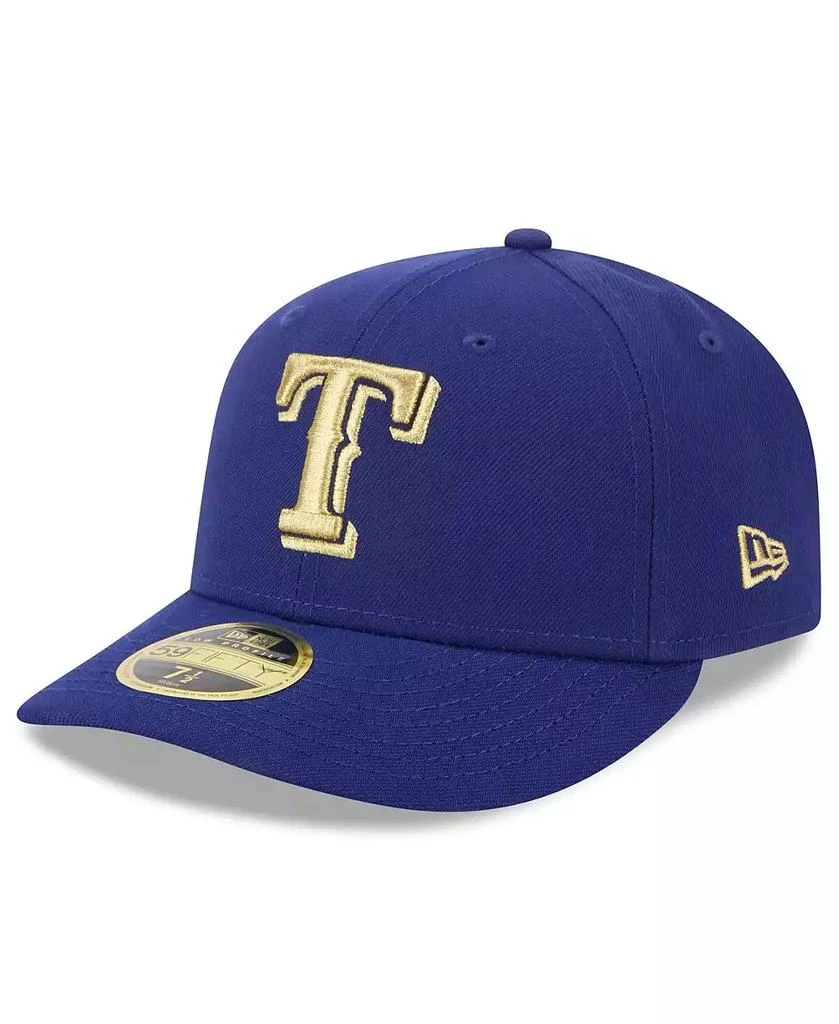 New Era Men's Royal Texas Rangers 2024 Gold Collection Low Profile 59FIFTY Fitted Hat 4