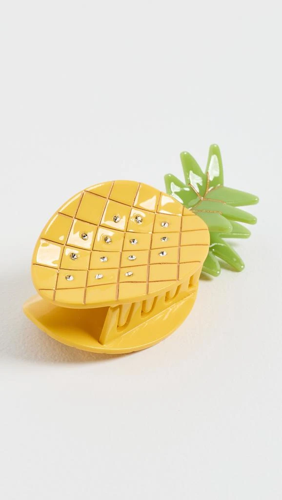 By Adina Eden Rhinestone Accented Pineapple Claw Clip