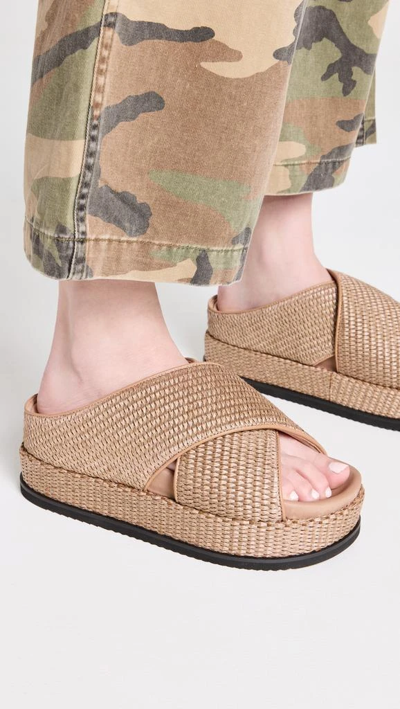 ROAM Cross Stack Raffia Platform Slides 2