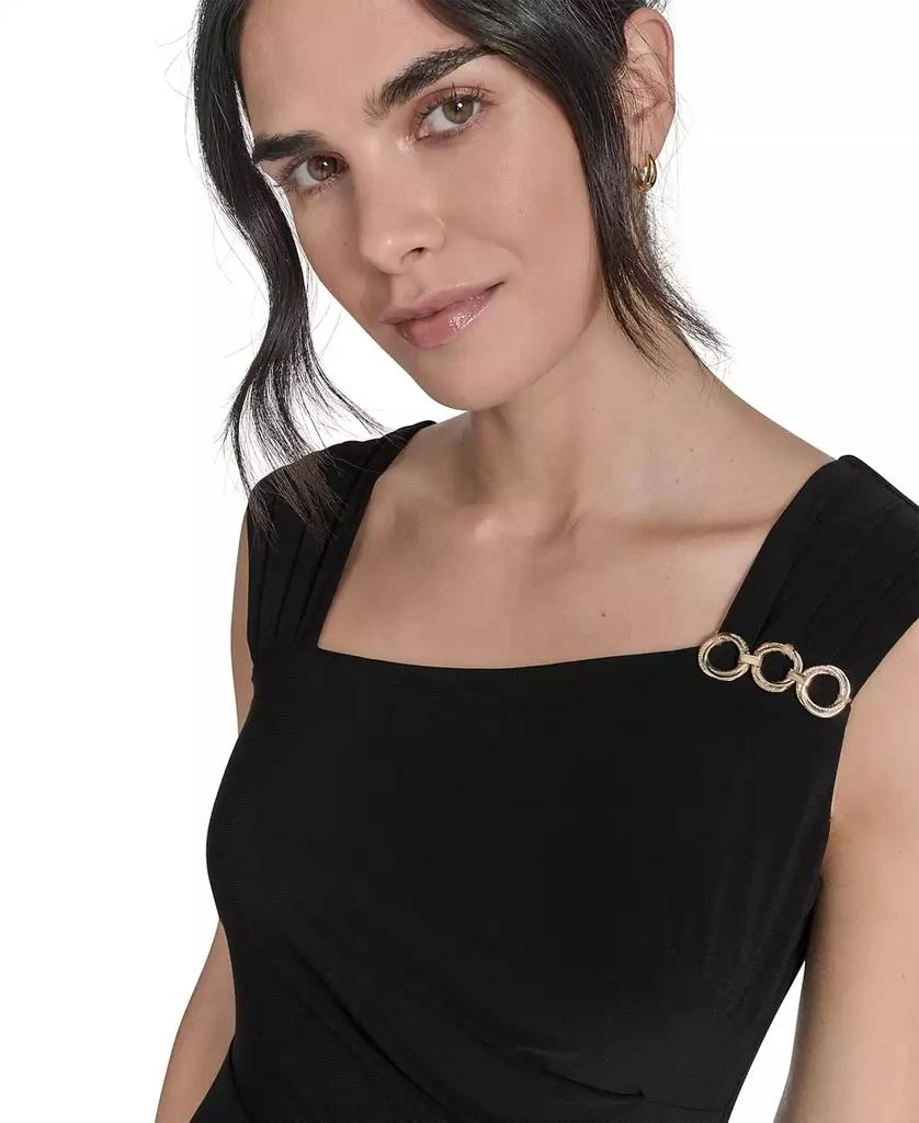 Jessica Howard Petite Sleeveless Asymmetric Sheath Dress 5