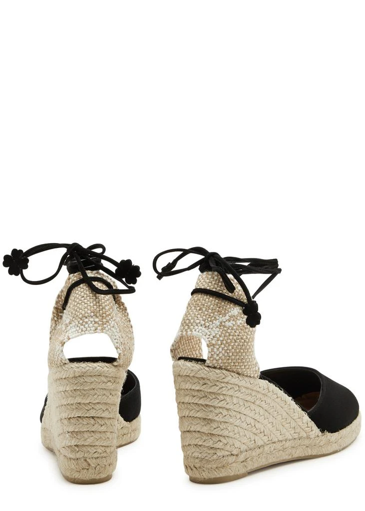 CASTAÑER Carina 80 suede wedge espadrilles 3