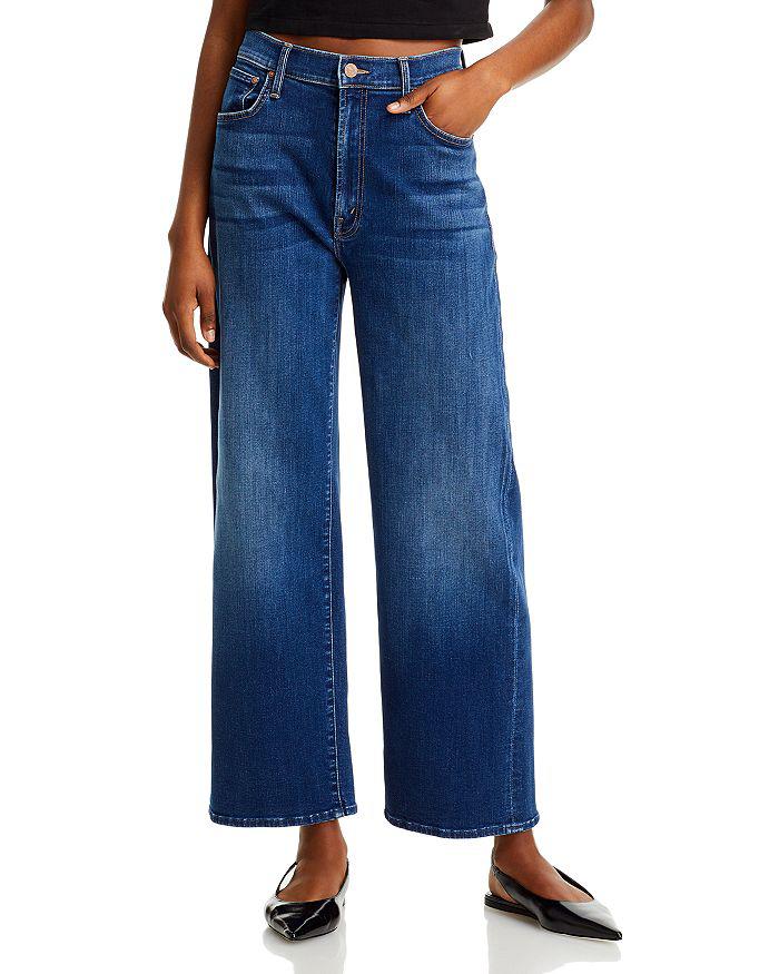 MOTHER The Dodger High Rise Ankle Wide Leg Jeans in On Your Left