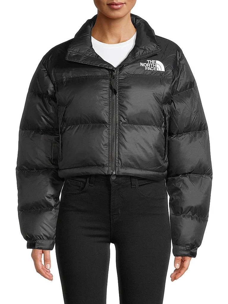 The North Face Nuptse Cropped Down Puffer Jacket 3