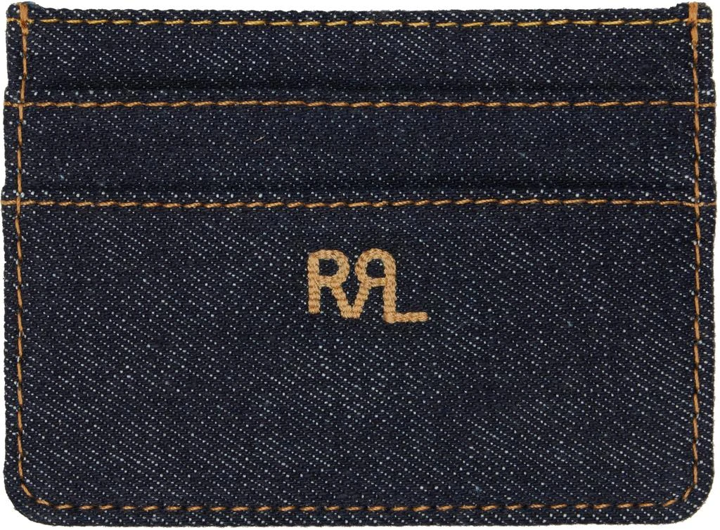 RRL Indigo Denim Card Holder