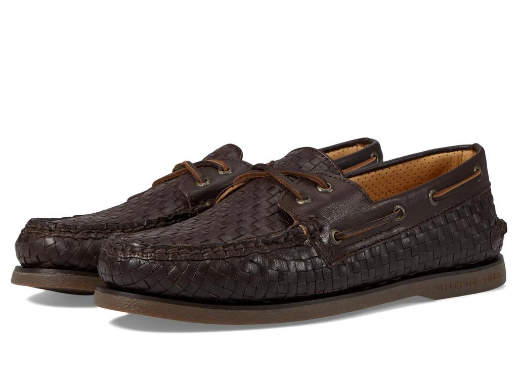 Sperry Gold Authentic Original 2-Eye Woven 1