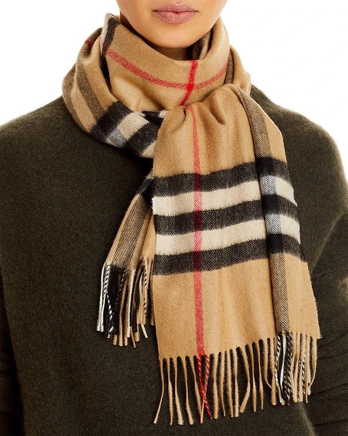 Burberry Classic Check Cashmere Scarf 1