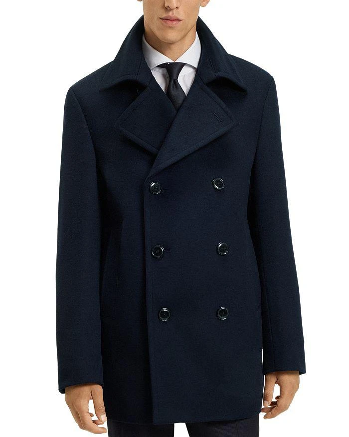 Hugo Boss Hyde Wool and Cashmere Pea Coat 1