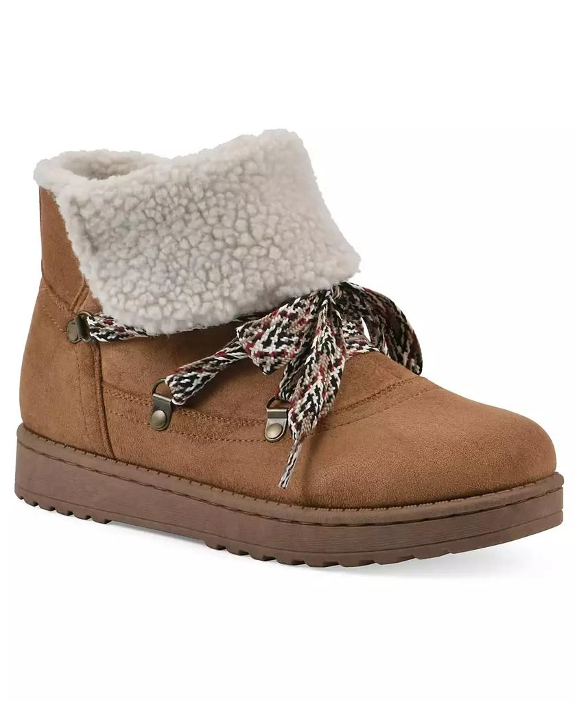 White Mountain Women's Idol Lace-Up Booties 1