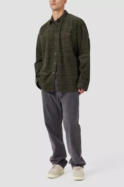 Barney Cools Barney Cools Cabin 2.0 Recycled Cotton Corduroy Plaid Shirt 5