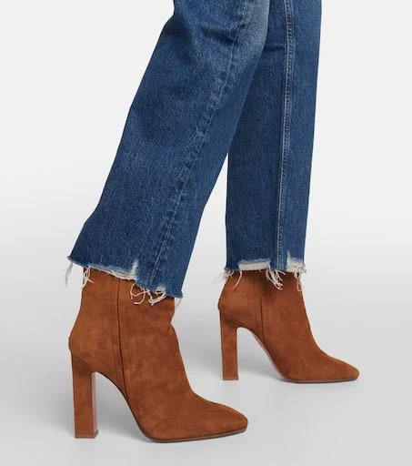 Aquazzura Joplin suede ankle boots 4