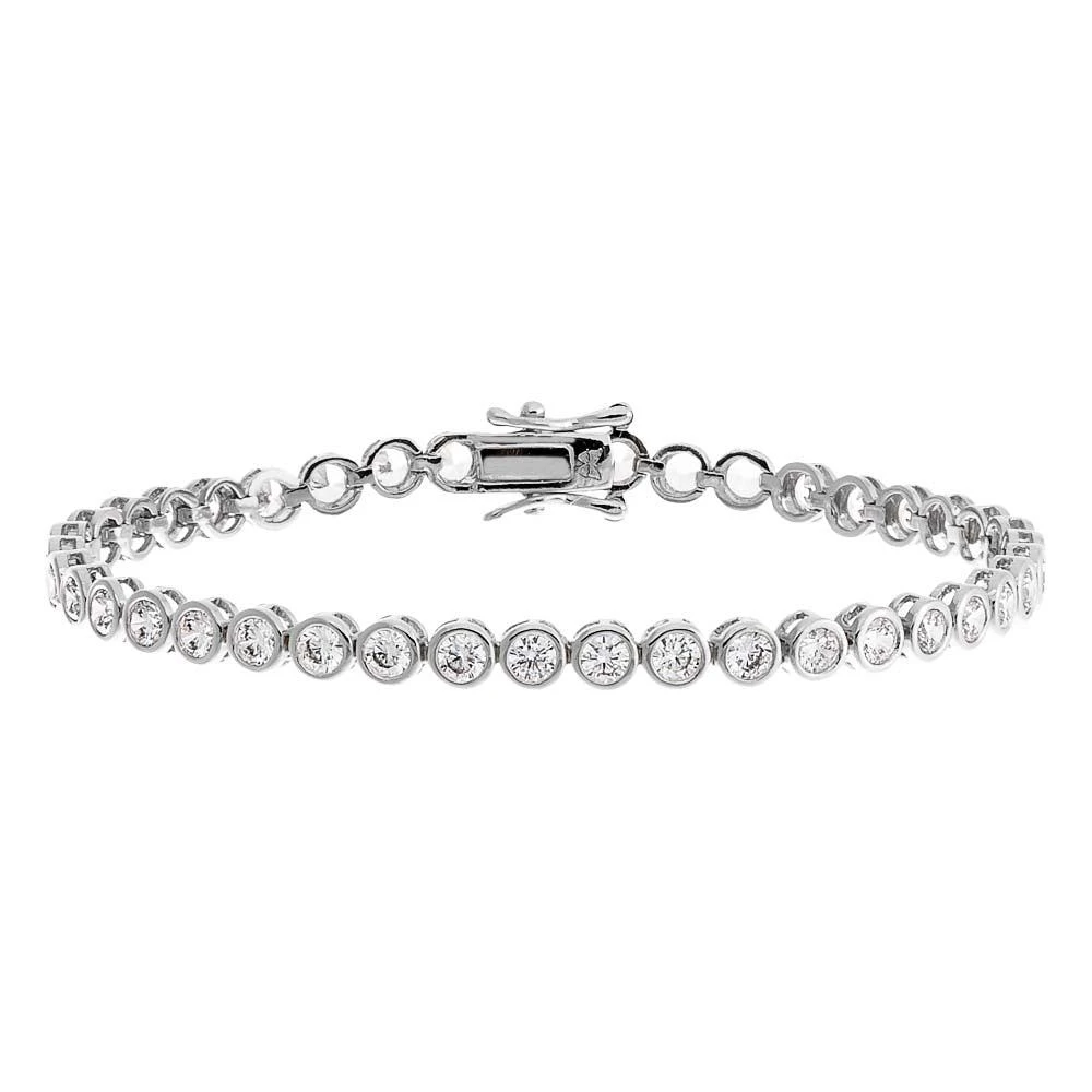 Adina Eden Bezel Tennis Bracelet 5