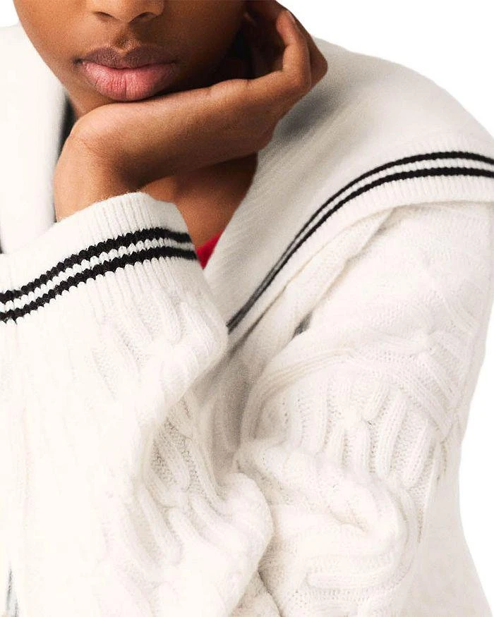 Maje Cable Knit Cardigan 3