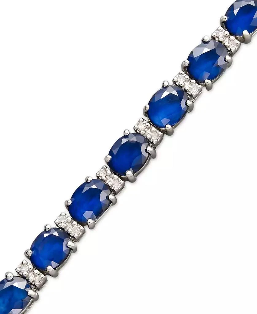 Effy EFFY® Emerald (9-1/3 ct. t.w.) and Diamond (1/4 ct. t.w.) Tennis Bracelet in 14k Gold (Also Available in Brasilica by EFFY® Sapphire) 4
