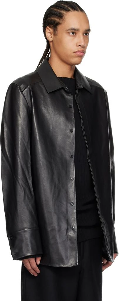 Black Legacy Leather Shirt  On Sale Now with Up to 66% Off | Discover  Exclusive Deals & Savings at BeyondStyle  Authentic Entire Studios men| shirts with Limited-Time Discounts, Free Shipping, and