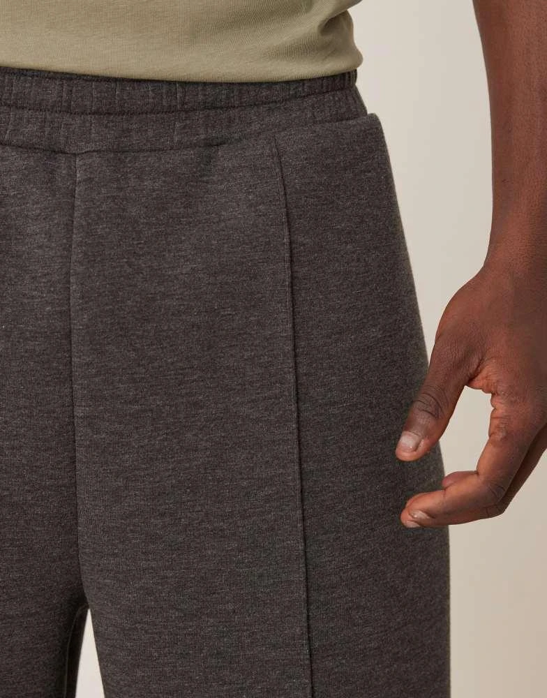 ASOS ASOS DESIGN oversized scuba short in charcoal marl 5