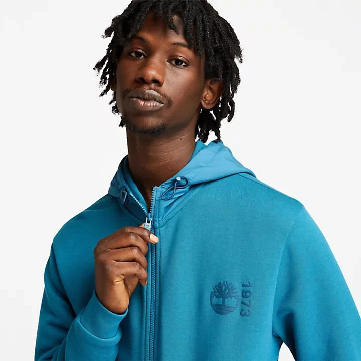 Timberland Re-Comfort EK+ Zip Hoodie for Men in Teal 5
