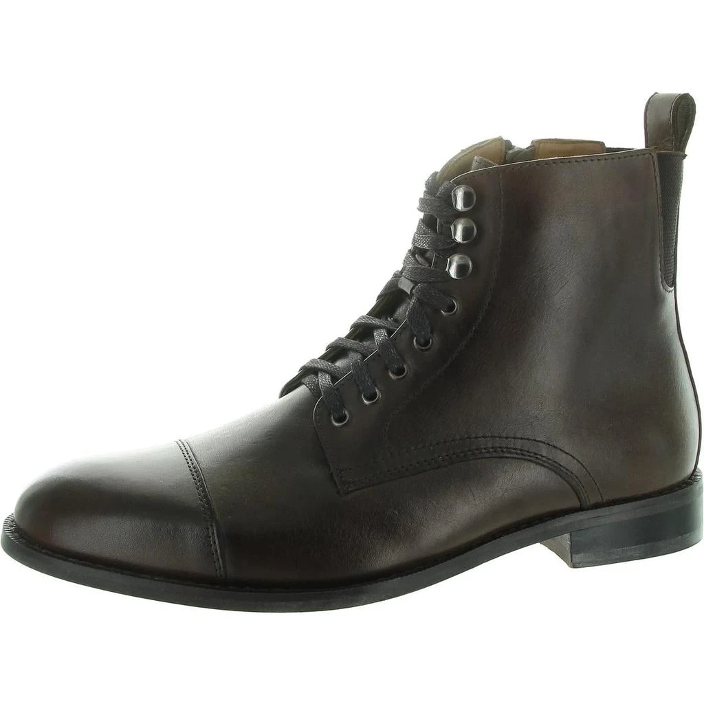 Donald J Pliner Mens Leather Combat & Lace-Up Boots 1