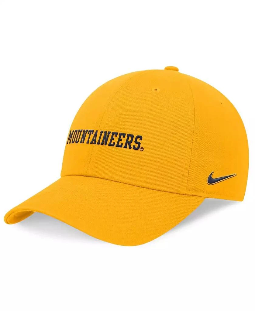 NIKE Men's Gold West Virginia Mountaineers 2024 On-Field Club Adjustable Hat 1