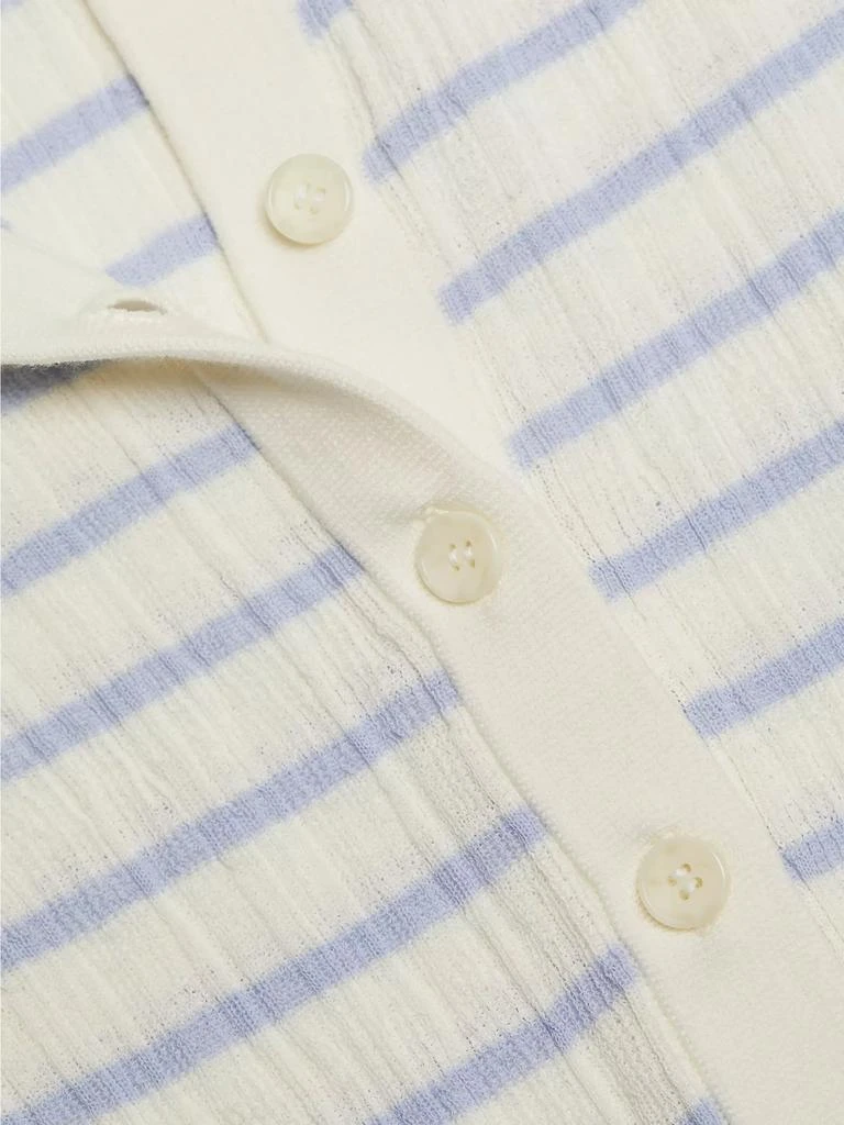 A.L.C. Fisher Ribbed Cotton-Blend Blouse 7