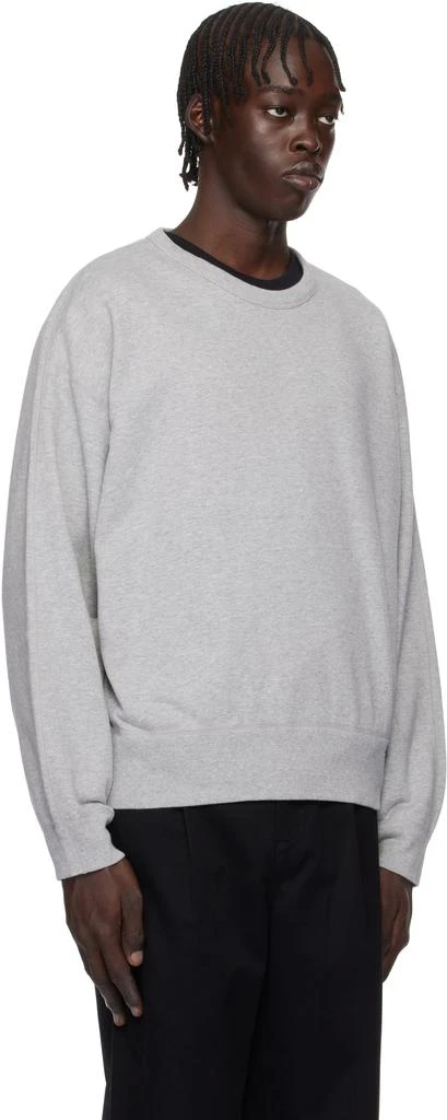REIGNING CHAMP Gray Midweight Terry Standard Crewneck Sweatshirt 2