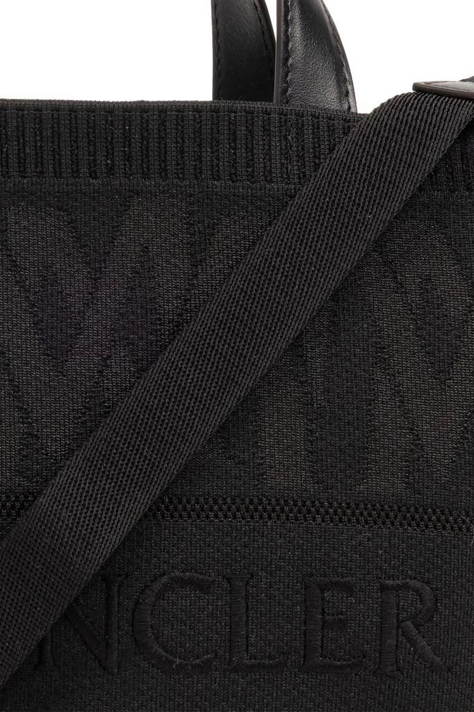 Moncler Moncler Logo Embroidered Knit Tote Bag 5
