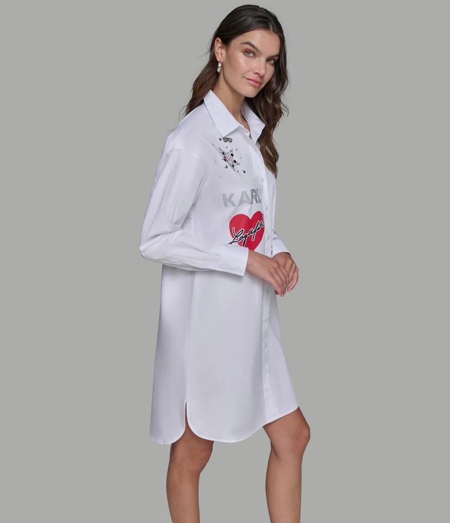 Karl Lagerfeld Paris KARL ROCKSTAR SHIRT DRESS 6