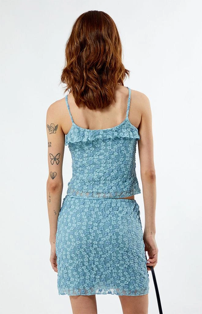 Daisy Street Bubble Lace Mid Rise Mini Skirt 4
