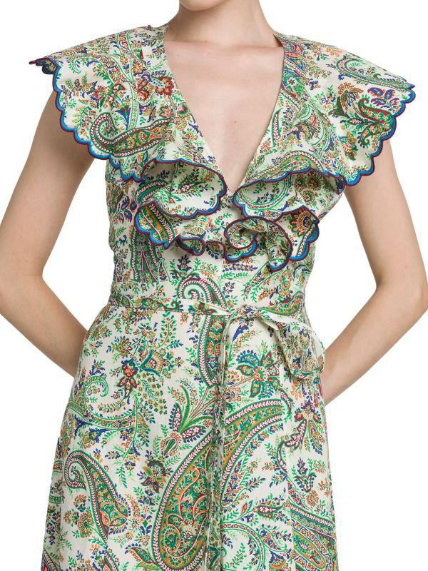 ETRO Summer Solstice Cotton Paisley Maxi Dress - Dresses