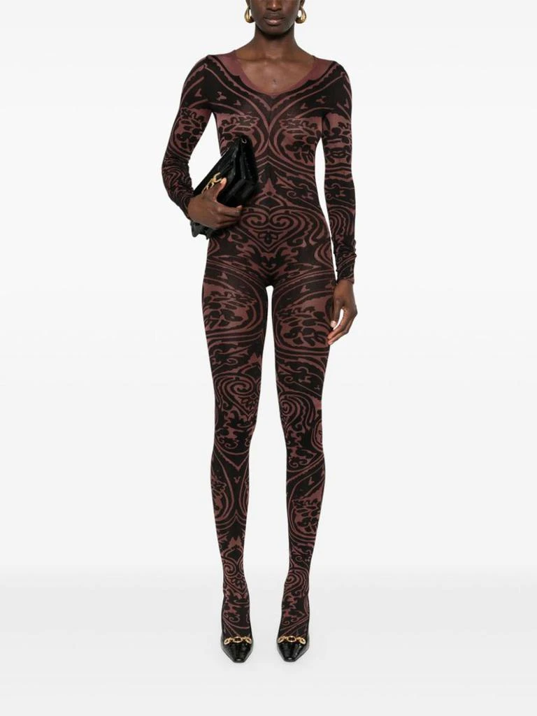 Wolford Wolford Paisley Tattoo Jumpsuit 2