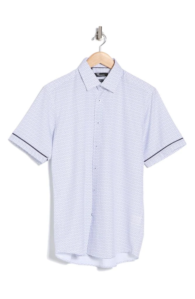 TR Premium Tipped Short Sleeve Button-Up Shirt 3