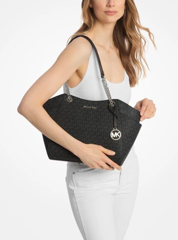 Michael Kors Jet Set Large Signature Logo Shoulder Bag 3