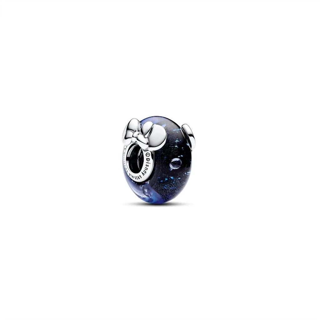 PANDORA Pandora - Pandora Disney Mickey Mouse 
Minnie Mouse Blue Murano Glass Charm