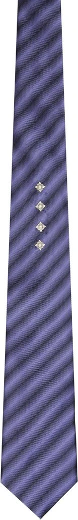 Toga Virilis Purple Metal Concho Tie