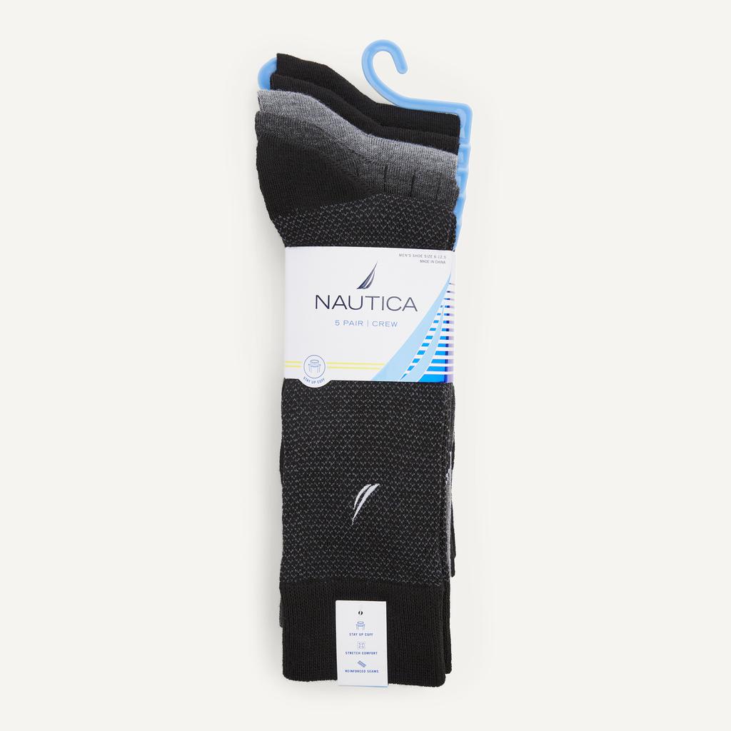 Nautica Dress Crew Socks, 5-Pack