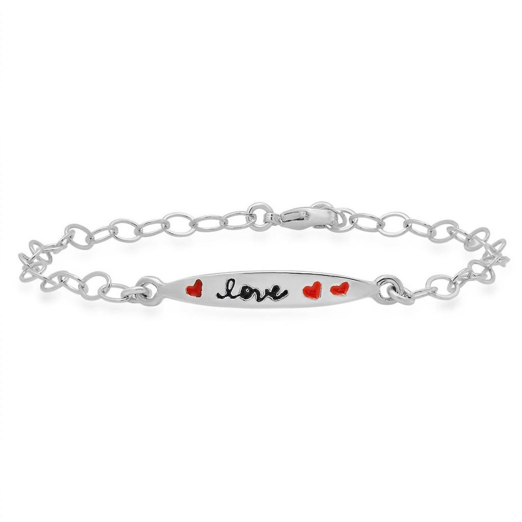 Jessica Elliot Women
s Colorful Words Enamel Bracelets - Love