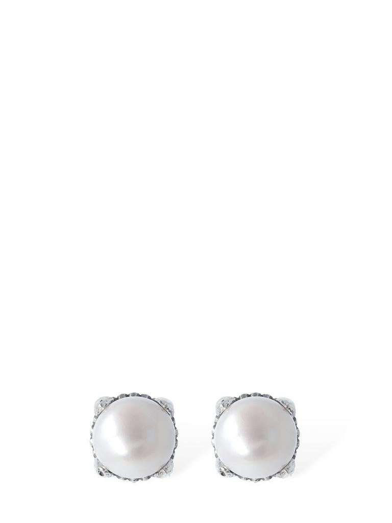 EMANUELE BICOCCHI 6.5mm Pearl Stud Earrings