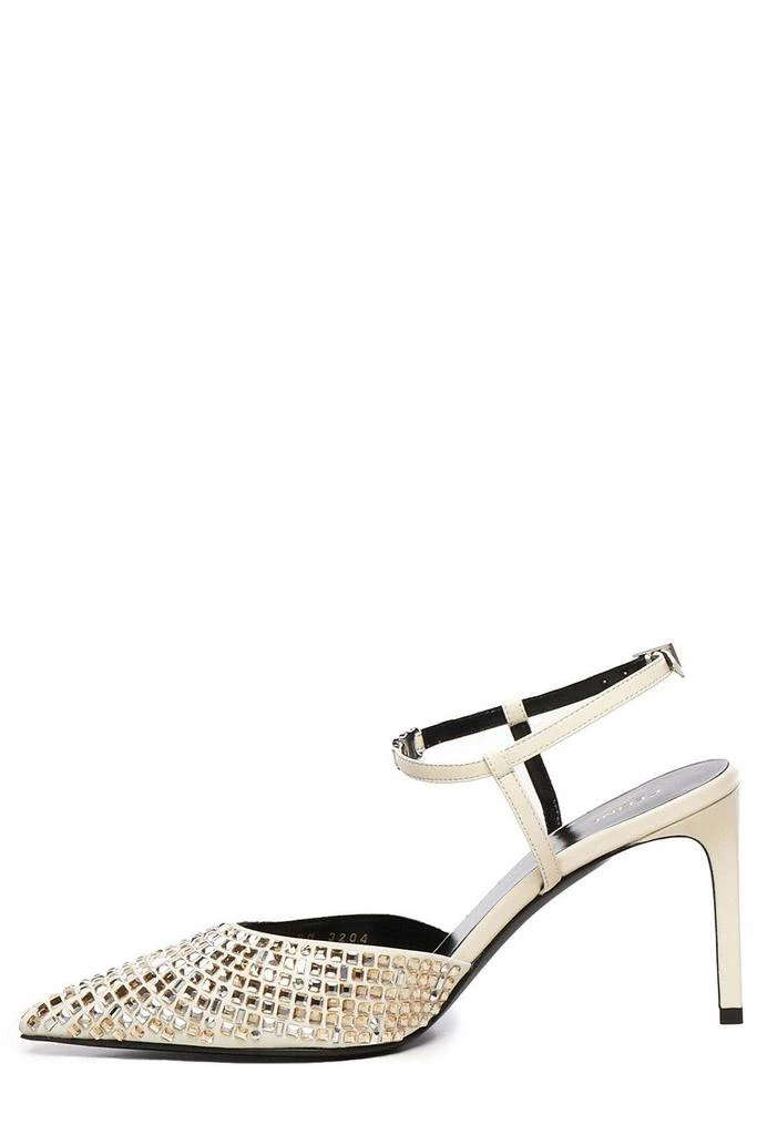 Celine Embellished Kitten Strap Pump 2