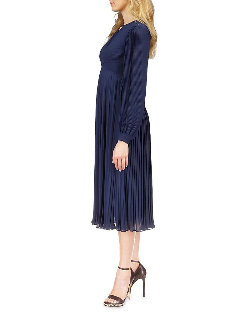 Michael Kors Plissé-Pleated Midi-Dress 5
