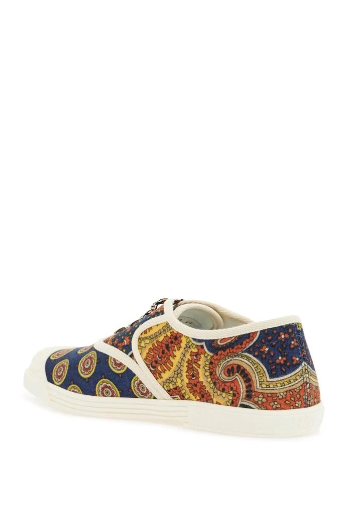 Valentino multicolor cotton sneakers with elaborate print 3