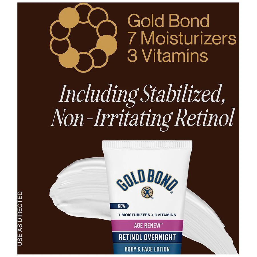 Gold Bond Age Renew Retinol Overnight Body & Face Lotion 4